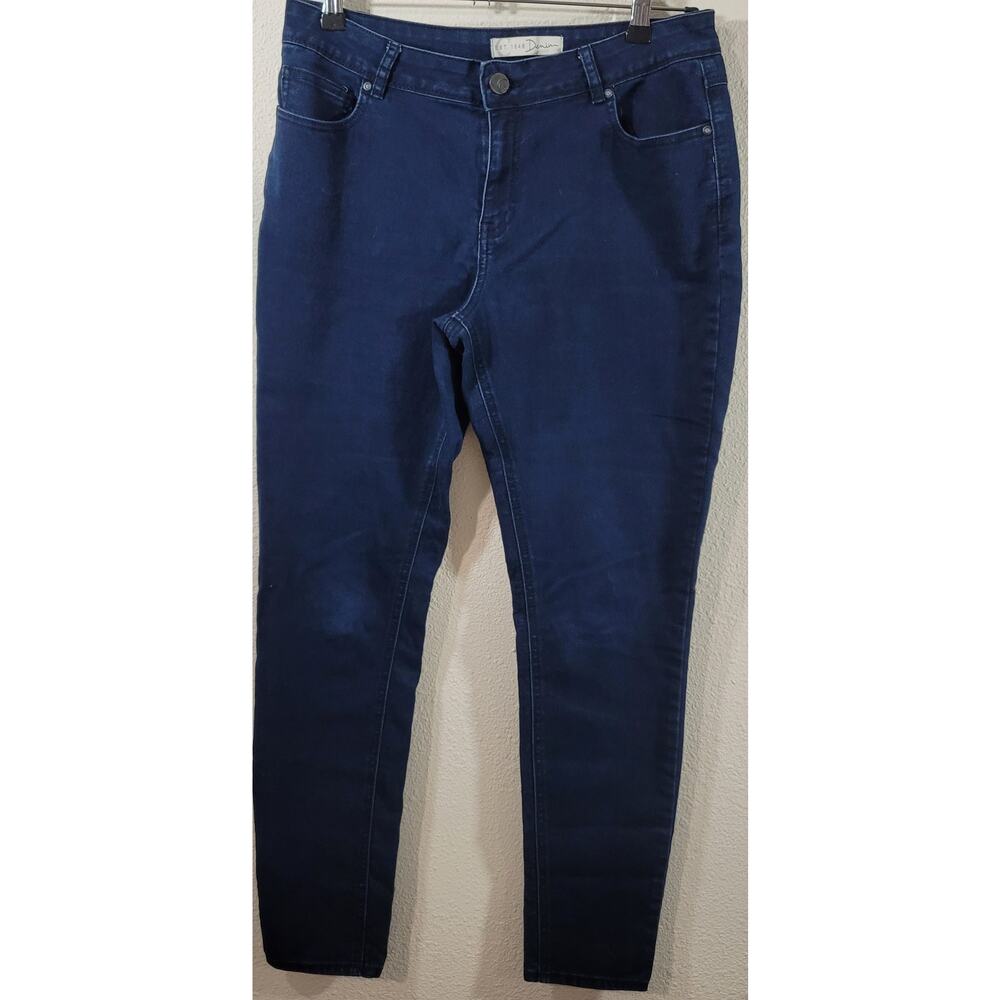 Cato Blue Contemporary Denim Jeans 12 Lightweight 5 Pocket Design Stretch Soft